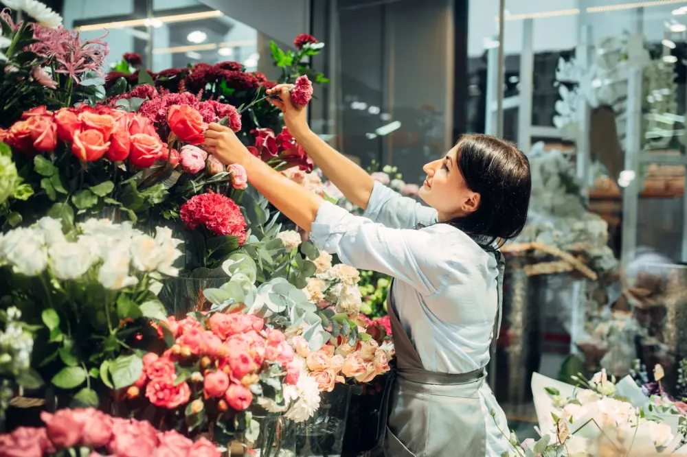 Décoration florale pour entreprise à Bitche